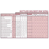 Muttluks Fleece Lined Dog Boots Size Medium