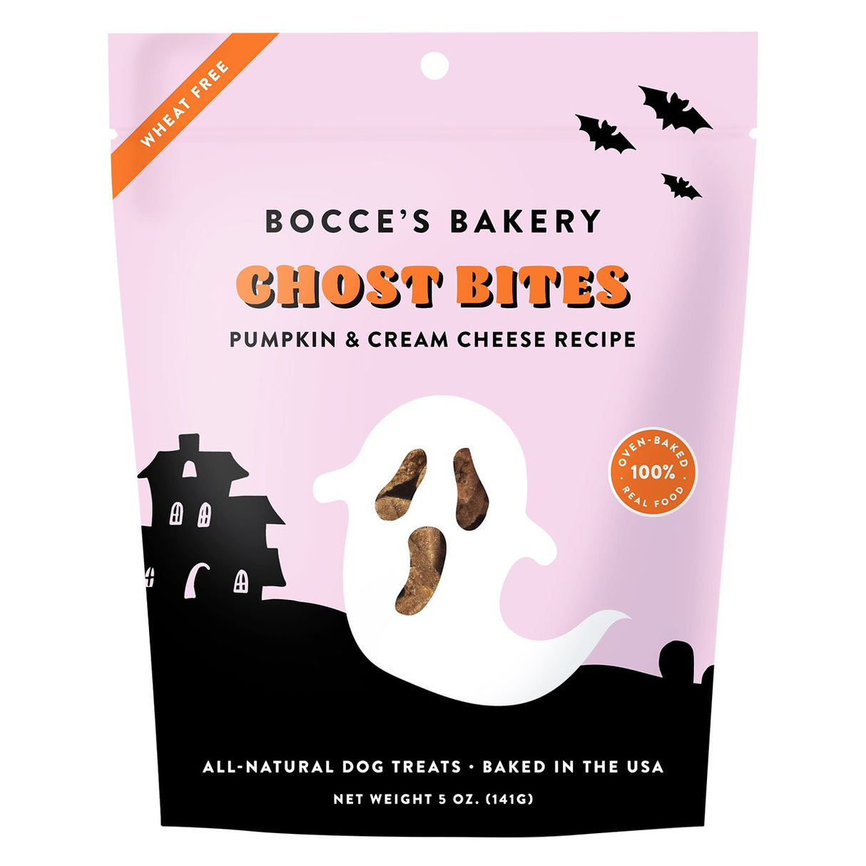 Bocce's Bakery Ghost Bites Dog Treats 5 Oz