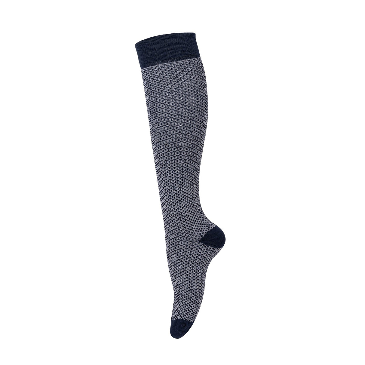 Quatre chaussettes blanches Chaussettes hautes pied-de-poule