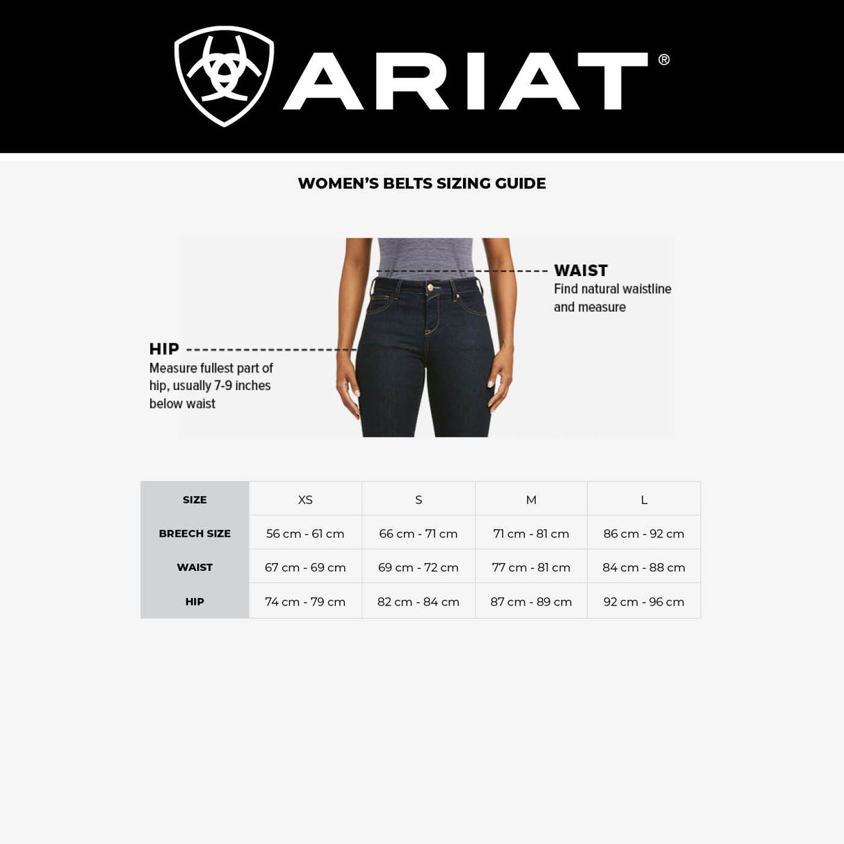 Ceinture Ariat Billet