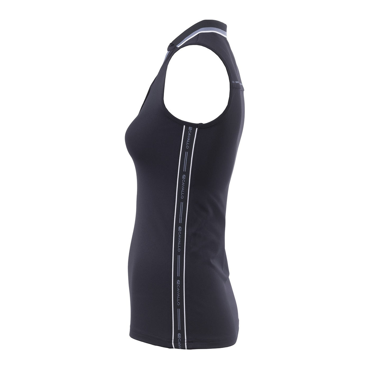 Cavallo Fleur Sleeveless Polo