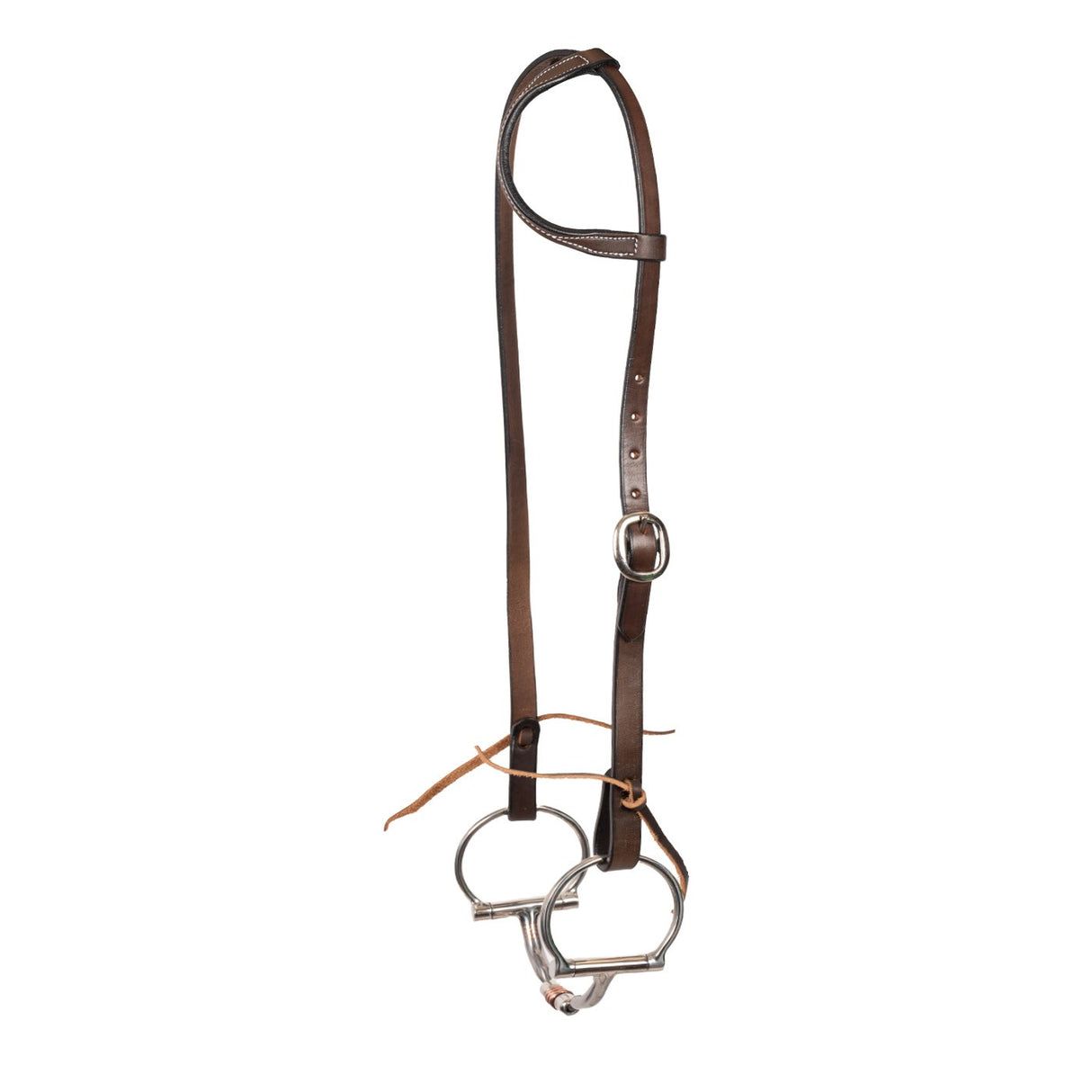 Copper Canyon Têtière simple pli à une oreille avec attaches