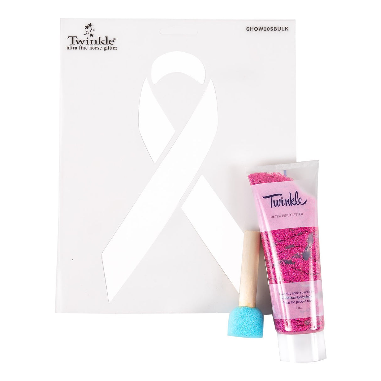 Kit de pochoirs de sensibilisation aux paillettes scintillantes