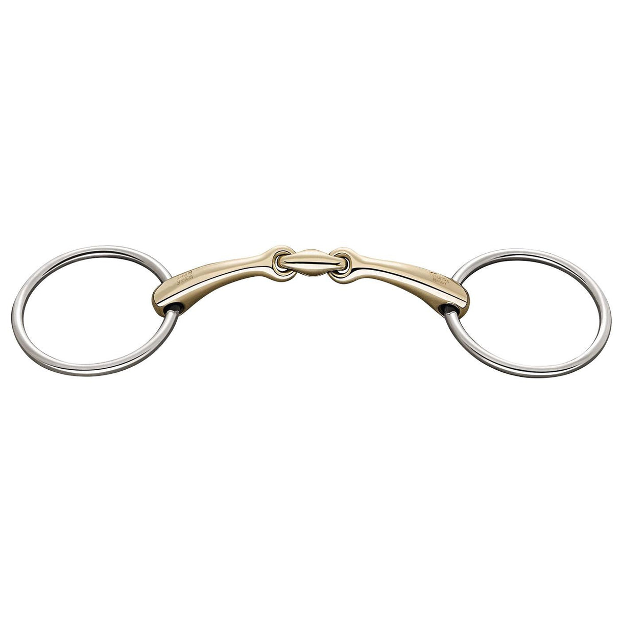 Mors à filet Sprenger Dynamic RS à double articulation à anneau libre - 16 mm