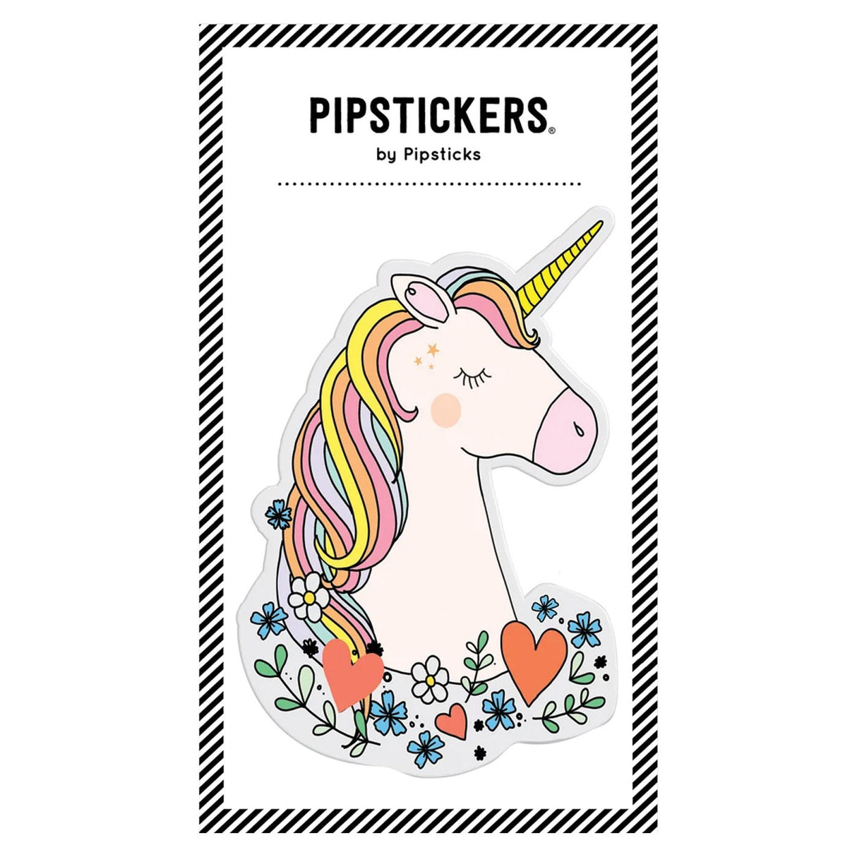 Pipsticks Big Puffy Unicorn Sticker