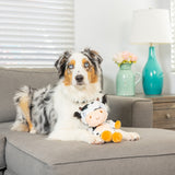 Lulubelles Power Plush Clarence Cow Dog Toy