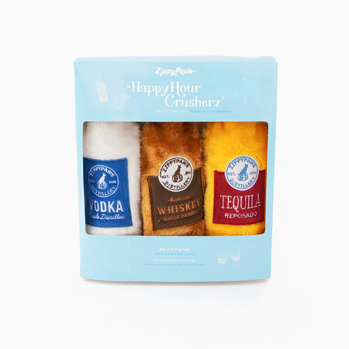ZippyPaws Happy Hour Spirits Crusherz