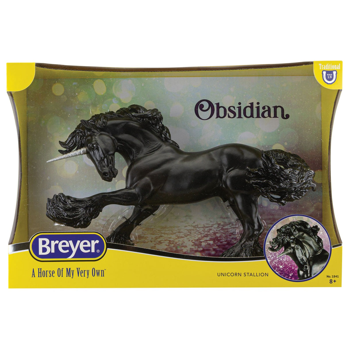 Étalon Licorne Obsidienne Breyer Traditional Series