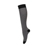 Quatre chaussettes blanches Chaussettes hautes pied-de-poule