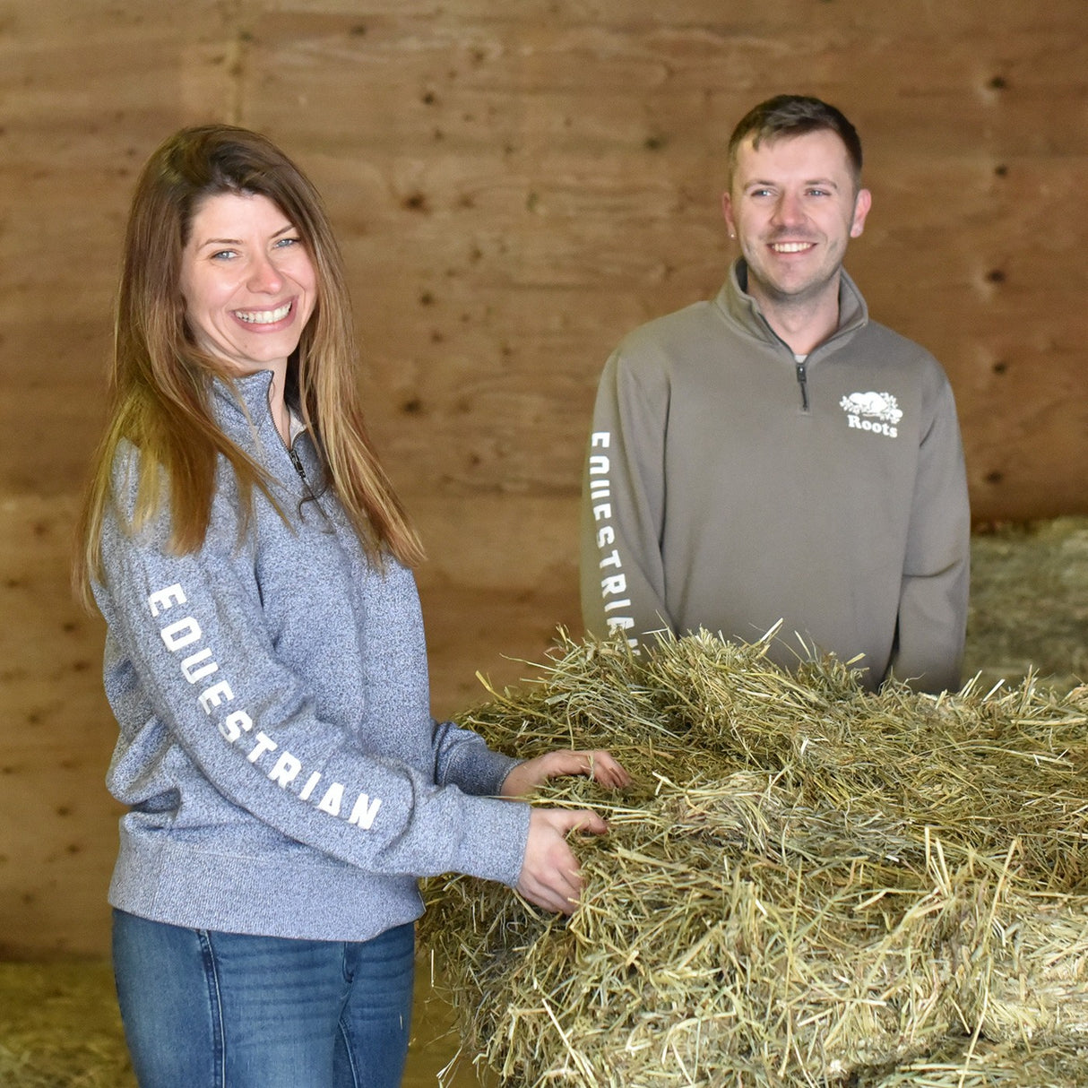 Roots Equestrian Stein Zip Gender Free Sweatshirt