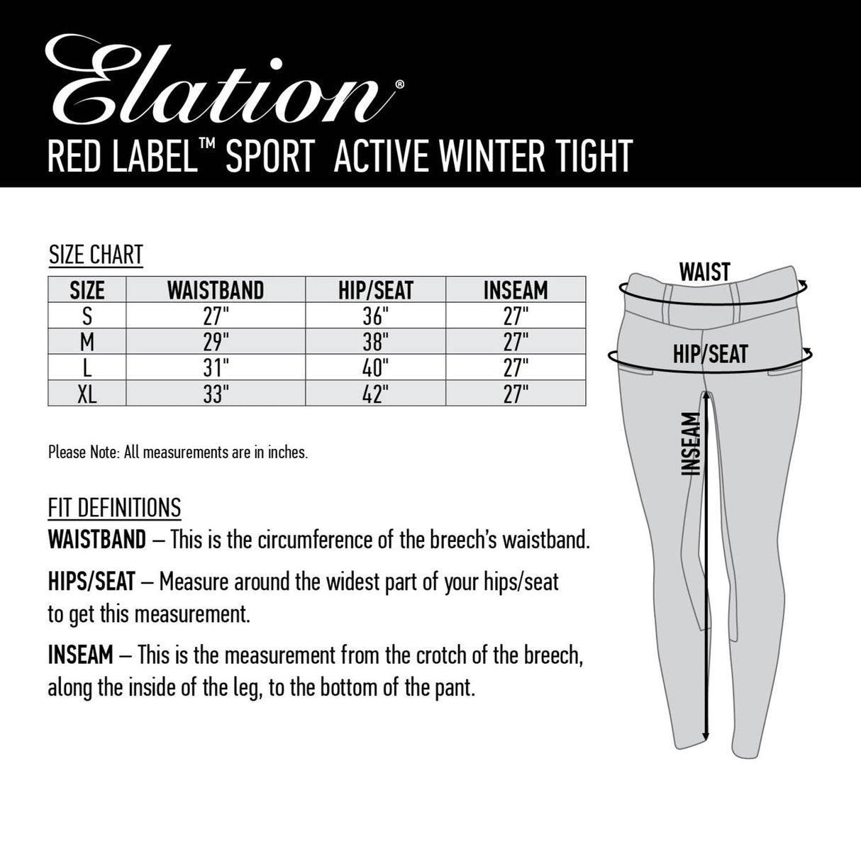 Elation Red Label Active Winter Tight