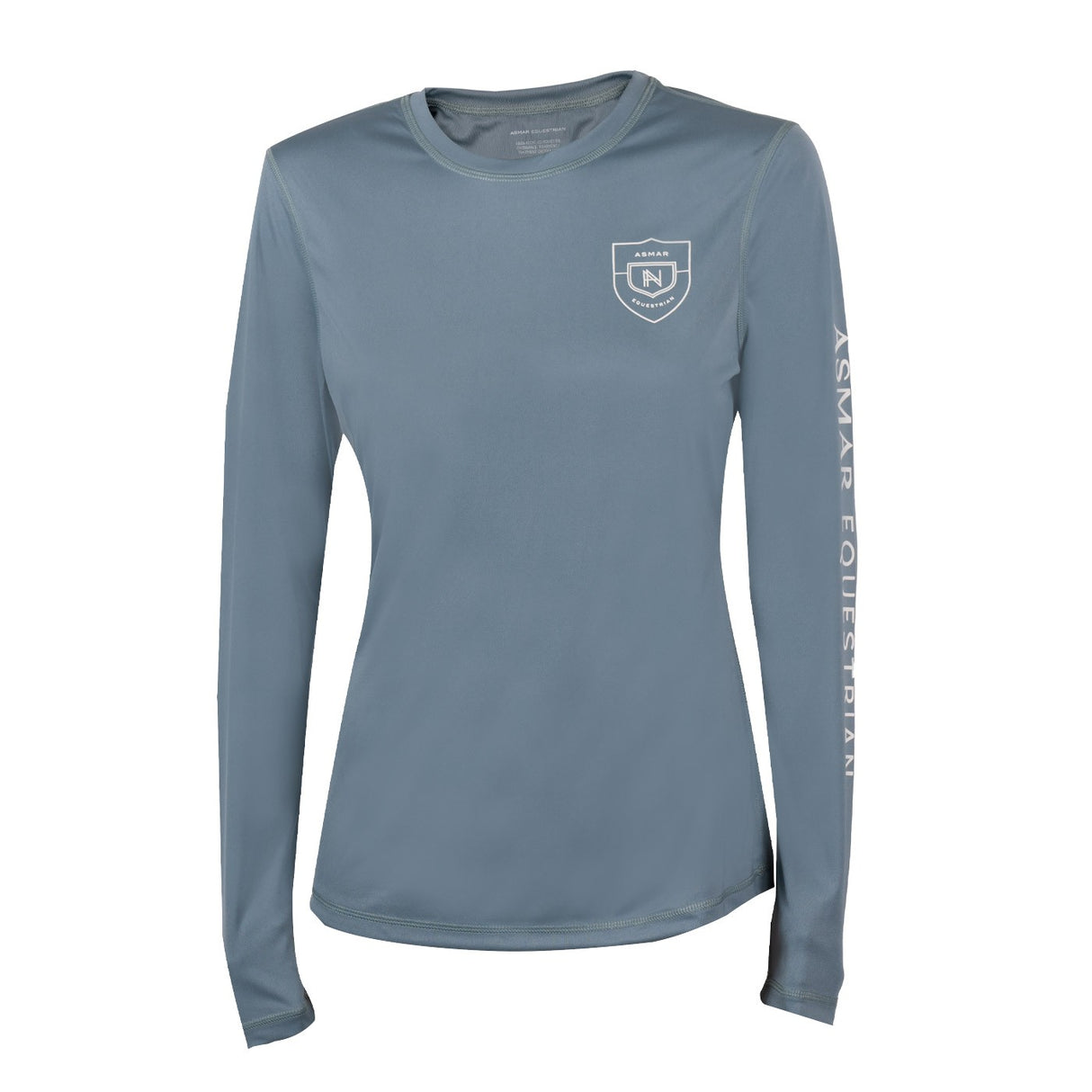 T-shirt durable à manches longues avec logo Asmar Equestrian
