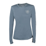 T-shirt durable à manches longues avec logo Asmar Equestrian