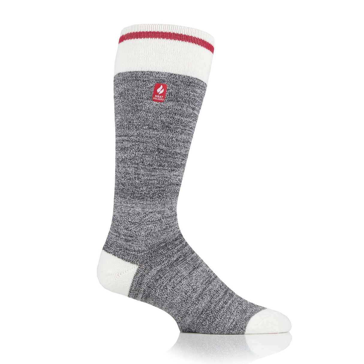 Heat Holders Ultra Lite Charlie Cream Block Twist Tall Socks - Men's