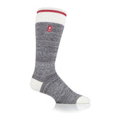 Heat Holders Ultra Lite Charlie Cream Block Twist Tall Socks - Men's