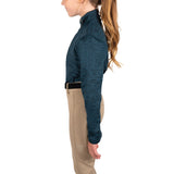 TemTeq Elisa Quarter Zip Performance Shirt - Enfants