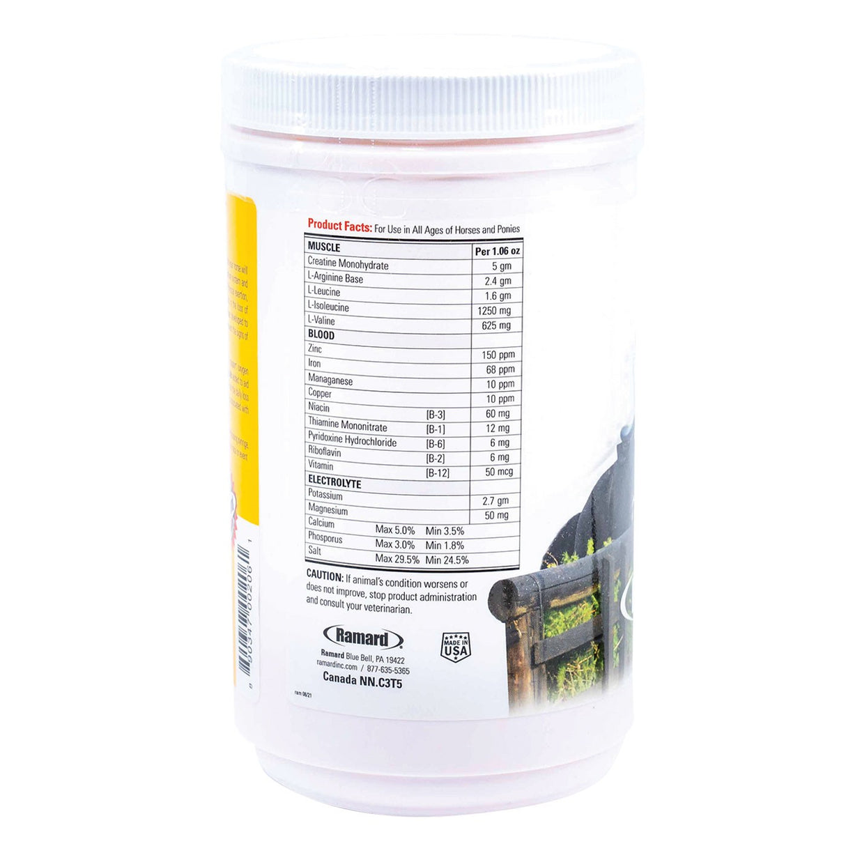 Ramard Total Blood Fluids Muscle Horse Supplement 2lb