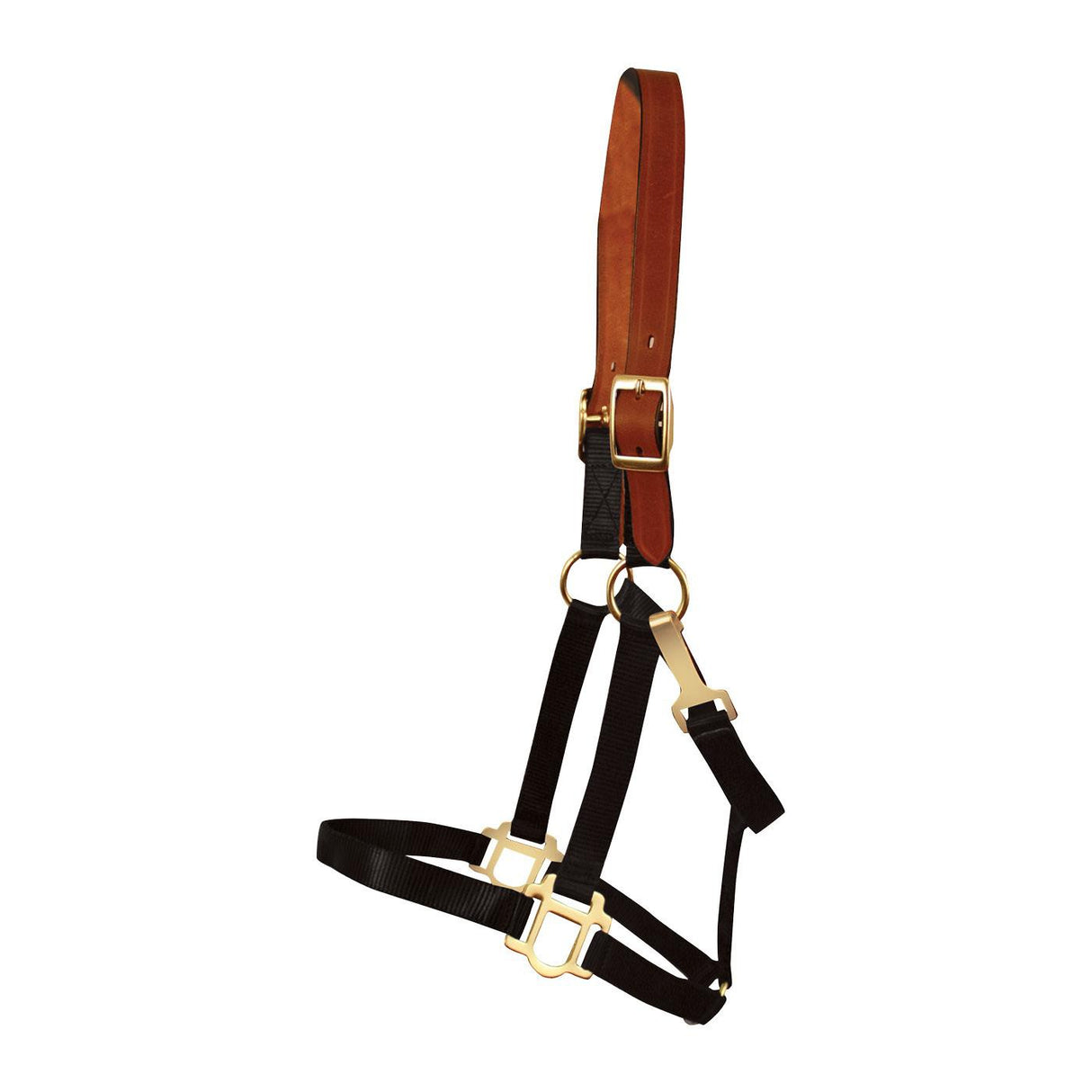 Supra Nylon Halter W- Leather Crown