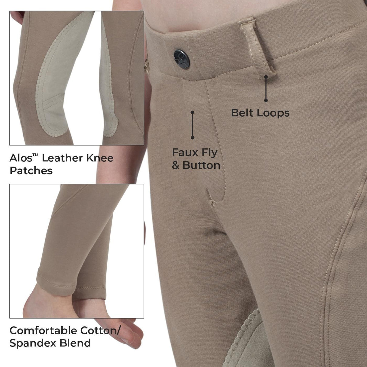 Elation Red Label Pull-On Breech - Kids'