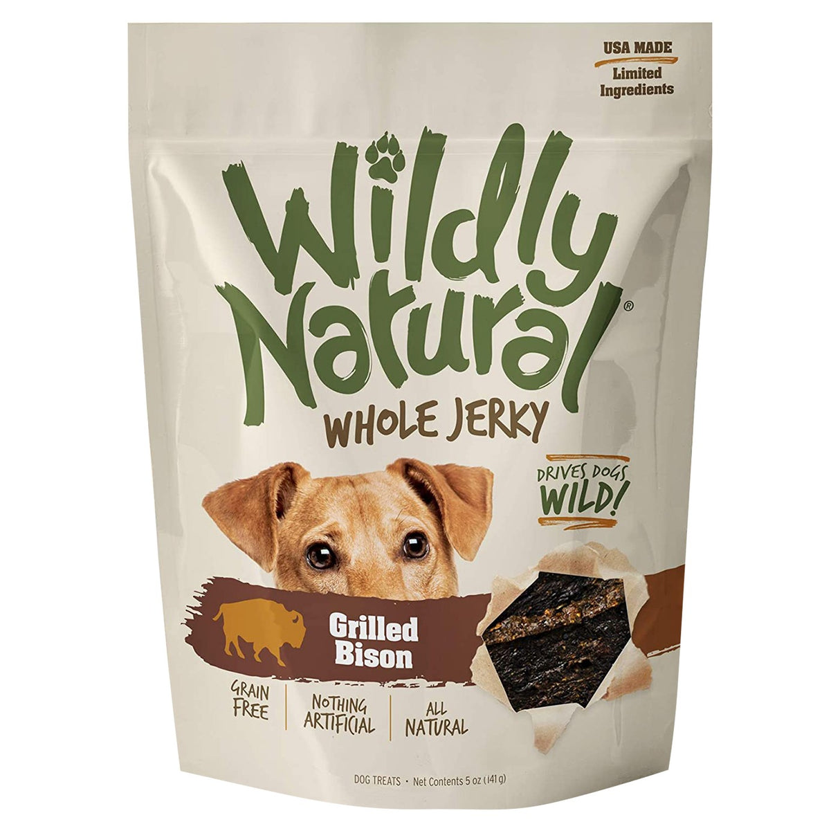 Fruitables Wildly Natural Bison Strips Friandise pour chien 141,7 g