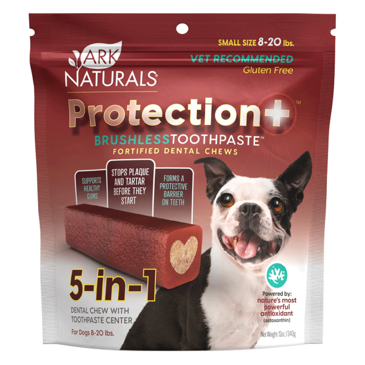 Ark Naturals Dentifrice sans brosse Protection Plus à mâcher pour petit chien 12 oz