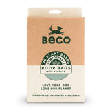 Beco Compostable Unscented Poop Bags W- Handle - Pack of 96
