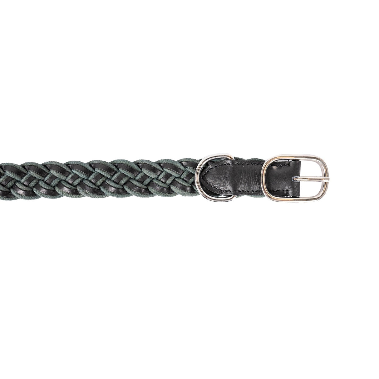 Shedrow K9 Rideau Corde tressée et collier en cuir