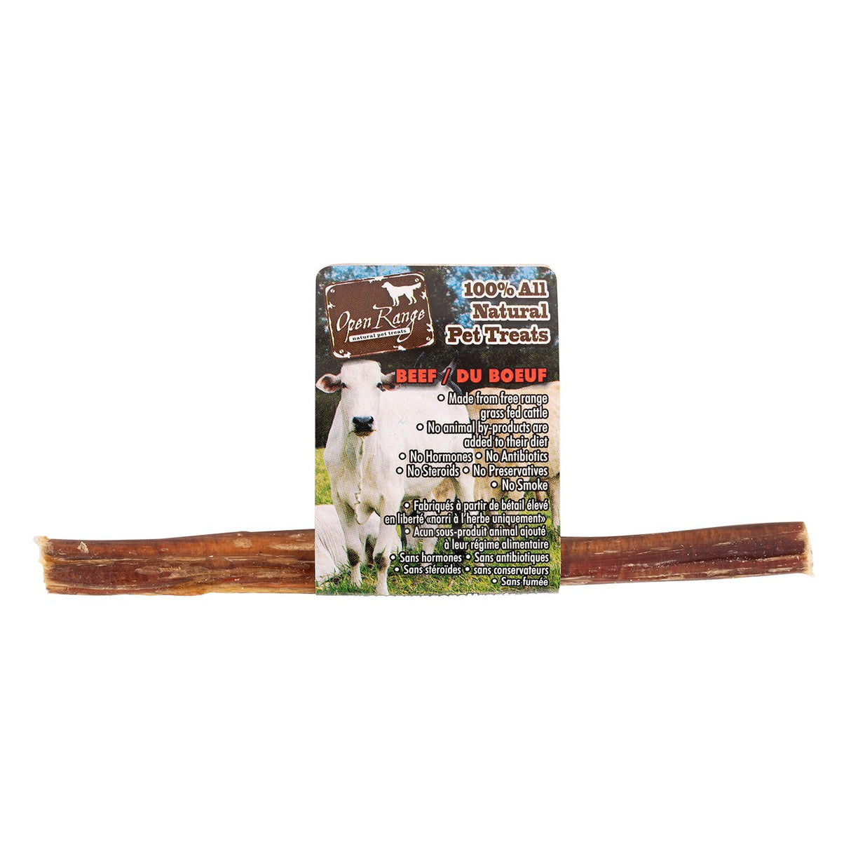 Open Range Mini Bully Stick Veal 6 In.