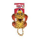 Kong Cozie Tuggz Cheetah Dog Toy