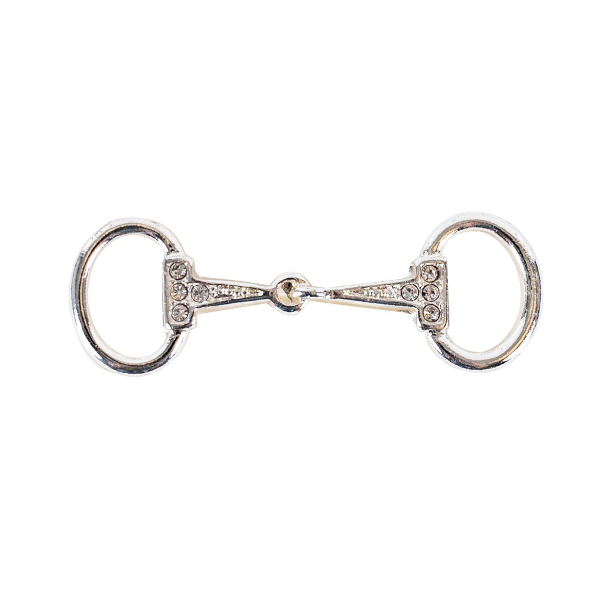 Small Rhinestone Snaffle Bit Stock Pin