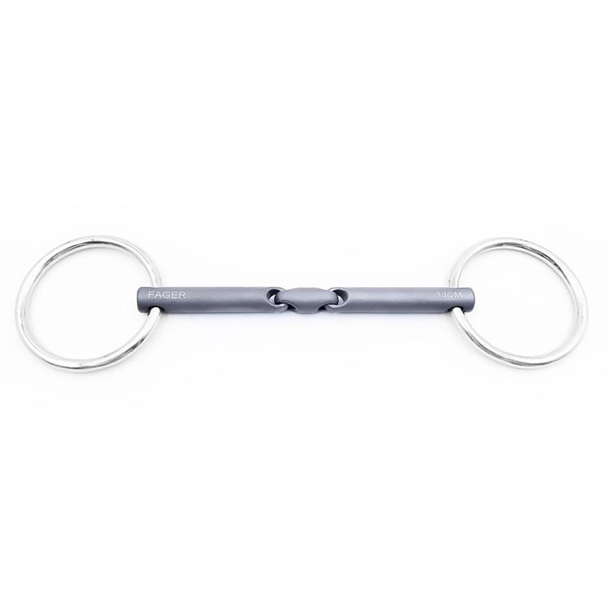 Fager Madeleine Titanium Double-Jointed Loose Ring Bit