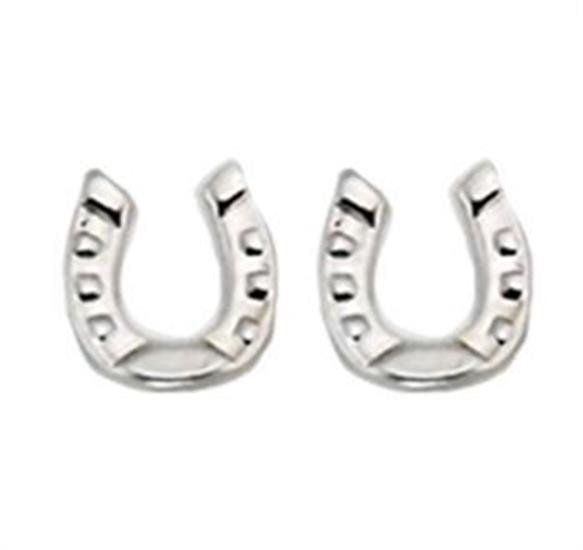 Boucles d'oreilles en fer à cheval