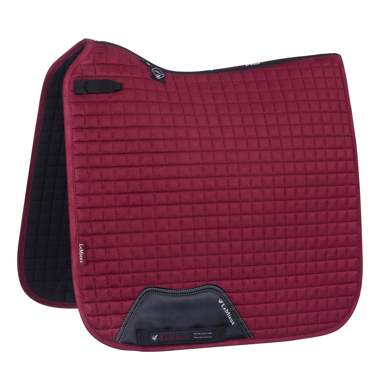 Coussin carré de dressage en daim LeMieux