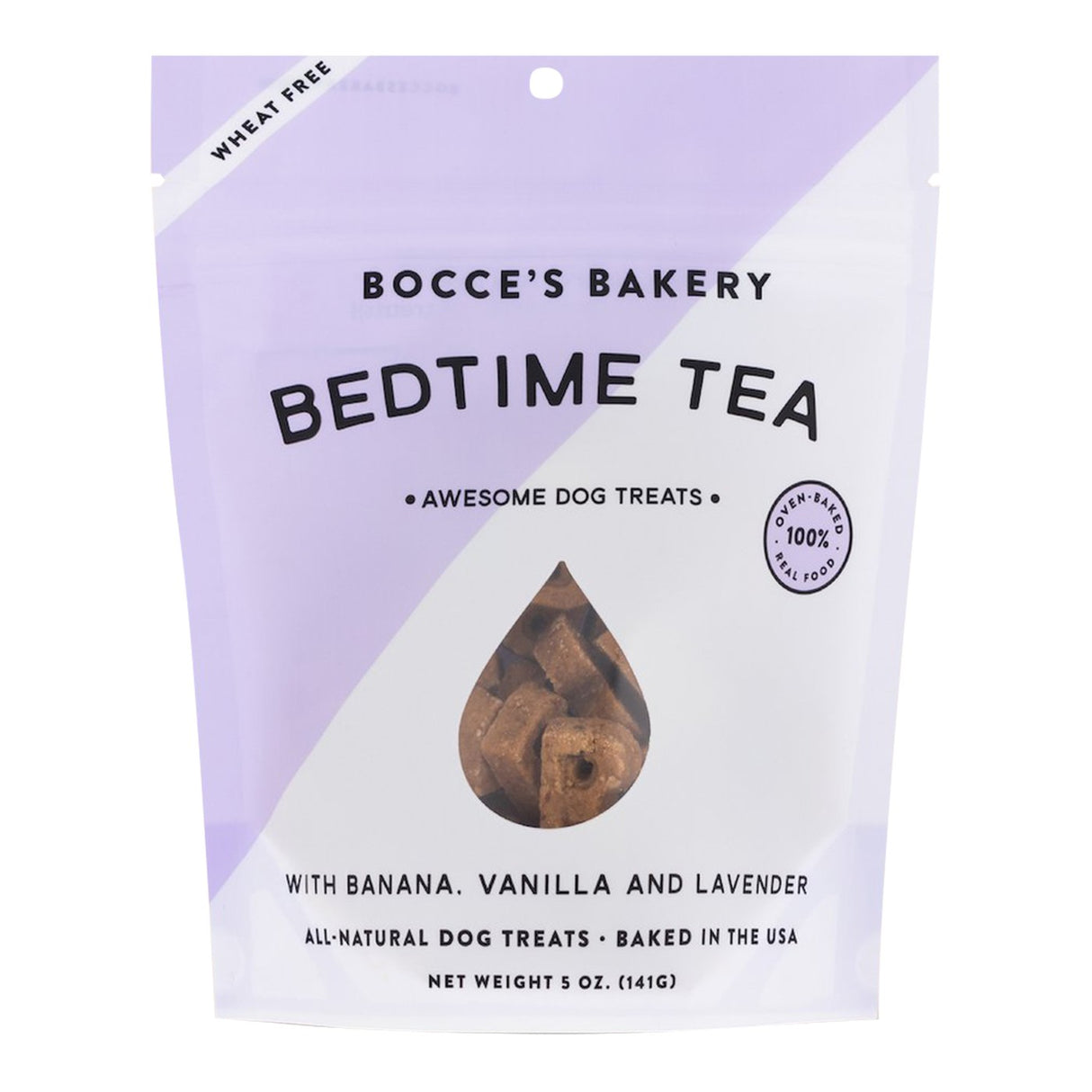 Bocce's Bakery Bedtime Tea Basic Biscuit Dog Treat 5 Oz