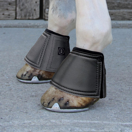 EquiFit Essential Bell Boots W- Fleece Rolled Top