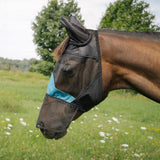Shedrow Fly Mask W- Ears & Nose Cover