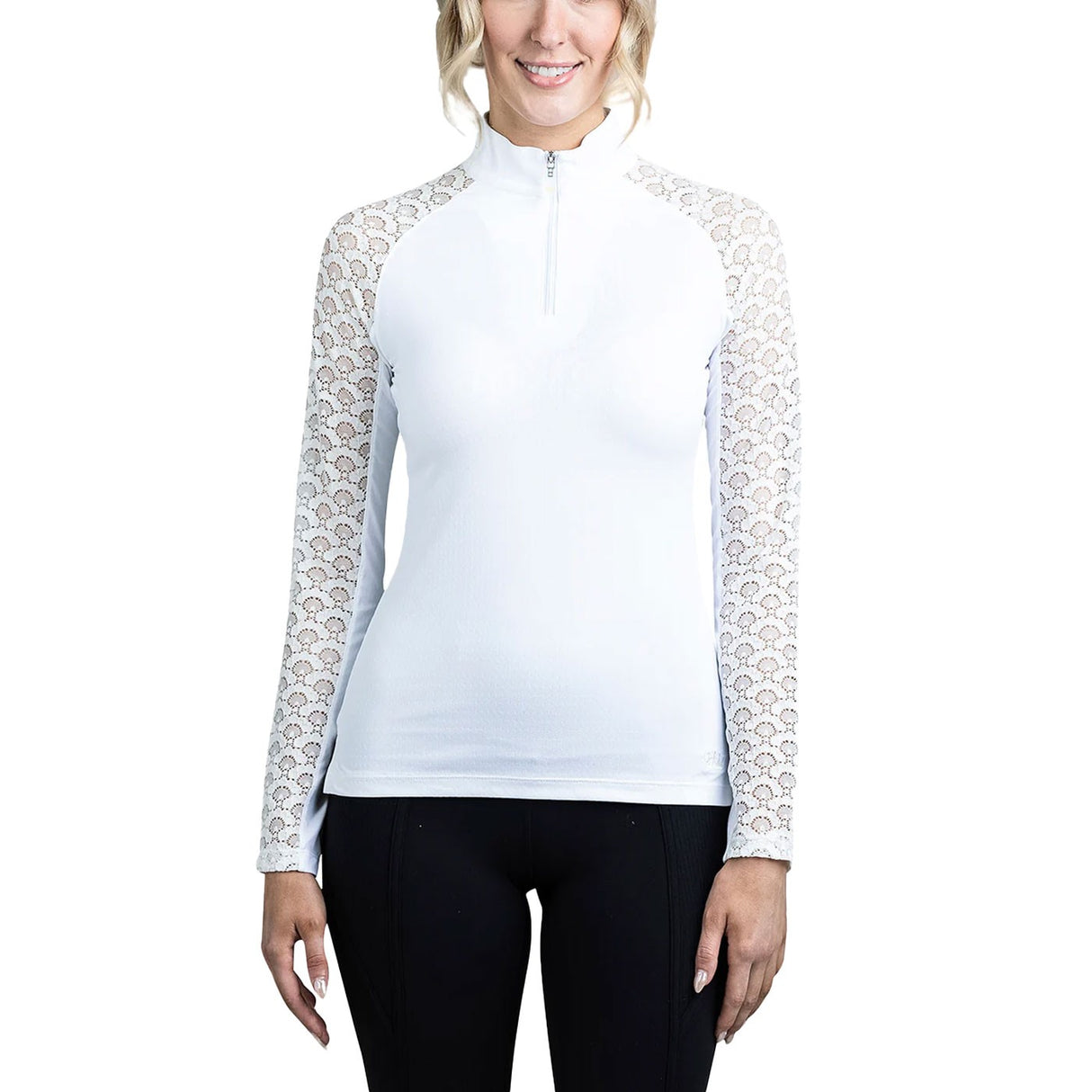 Kastel Denmark Long Sleeve Lace Trim Shirt
