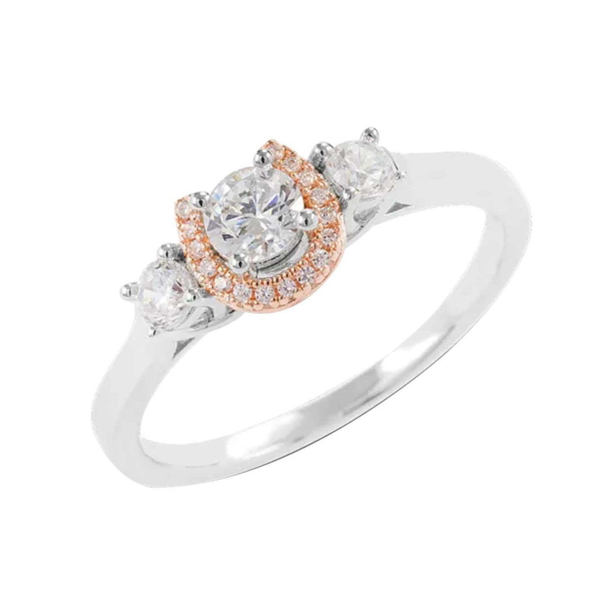 Kelly Herd Rose Gold Horseshoe Ring