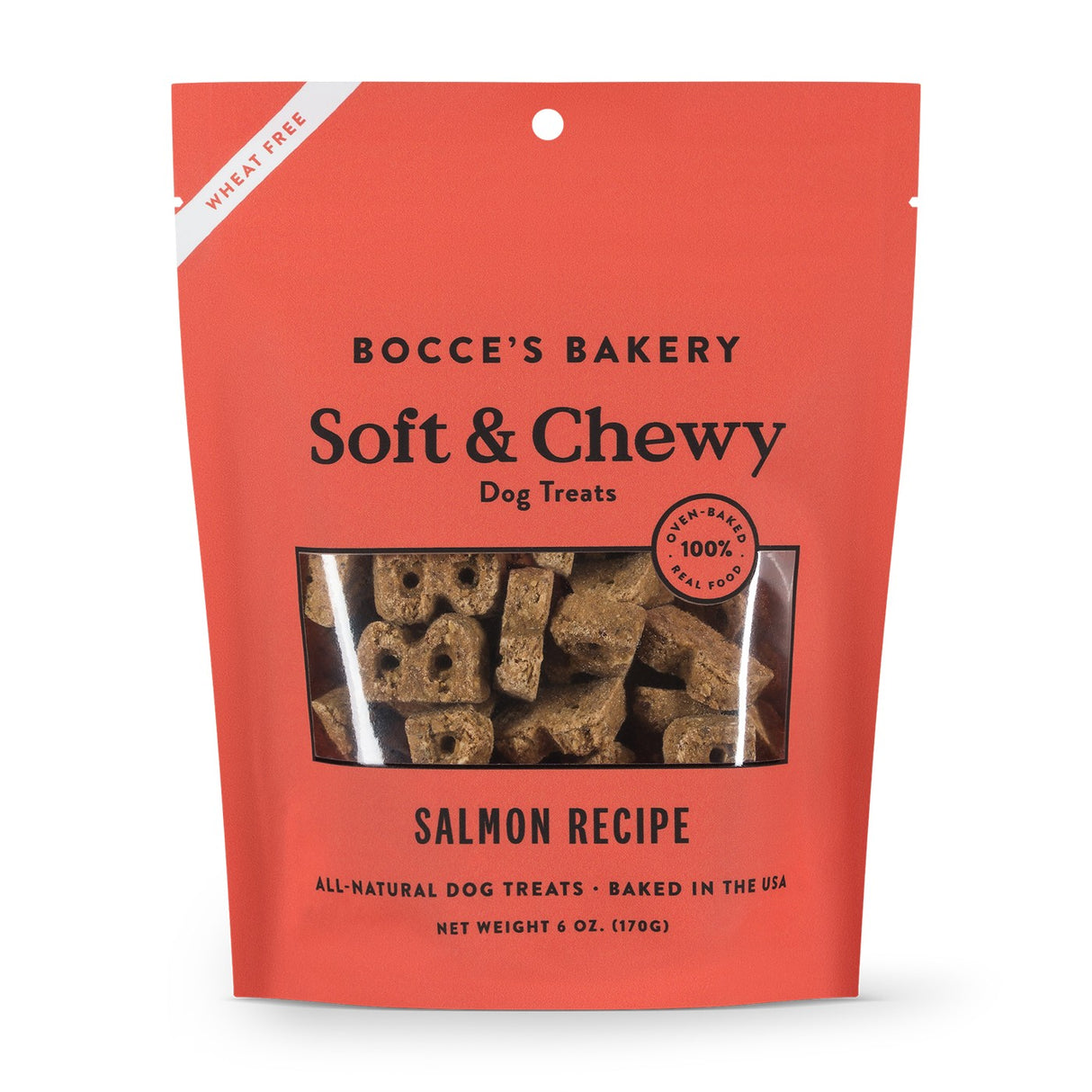 Bocce's Bakery Salmon Soft & Chewy Dog Treat 6 Oz