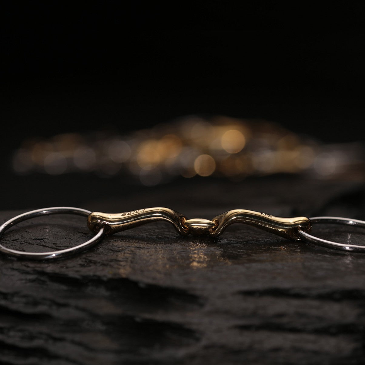 Neue Schule Loose Ring Verbindend Snaffle Bit - 16 mm