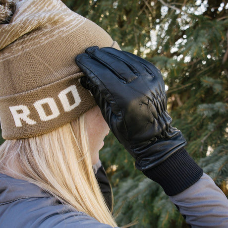 Konekt Frost Leather Winter Gloves