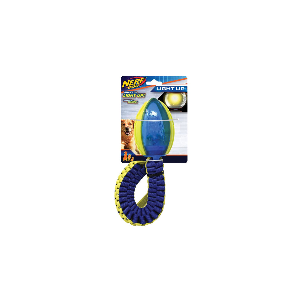 Nerf Dog LED Nitro Football W- Tail