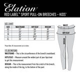 Elation Red Label Sport Pull-On Breech - Kids'