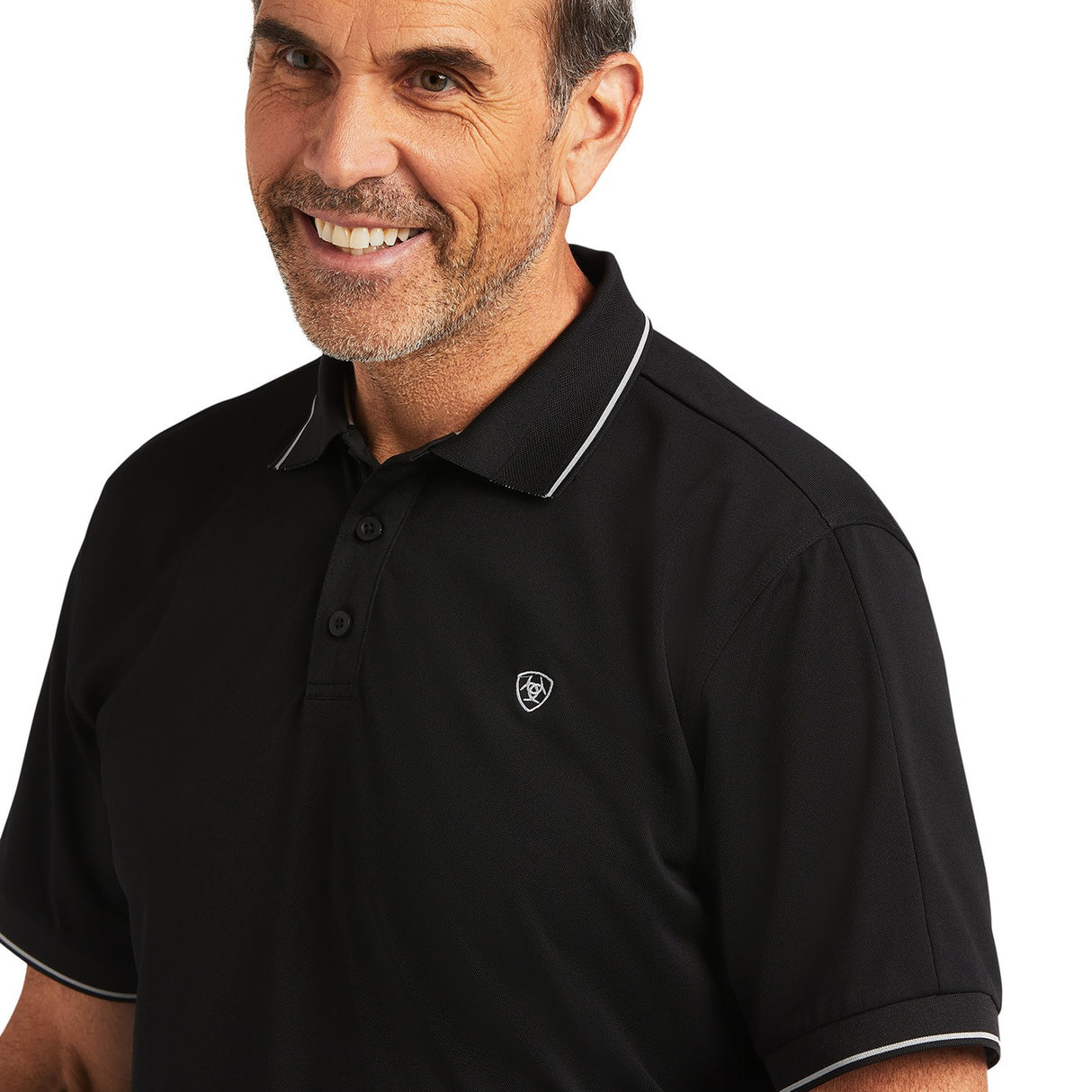Ariat Logo Fitted Polo - Men's