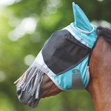 Shires Fine Mesh Fly Mask W- Ears & Nose Fringe