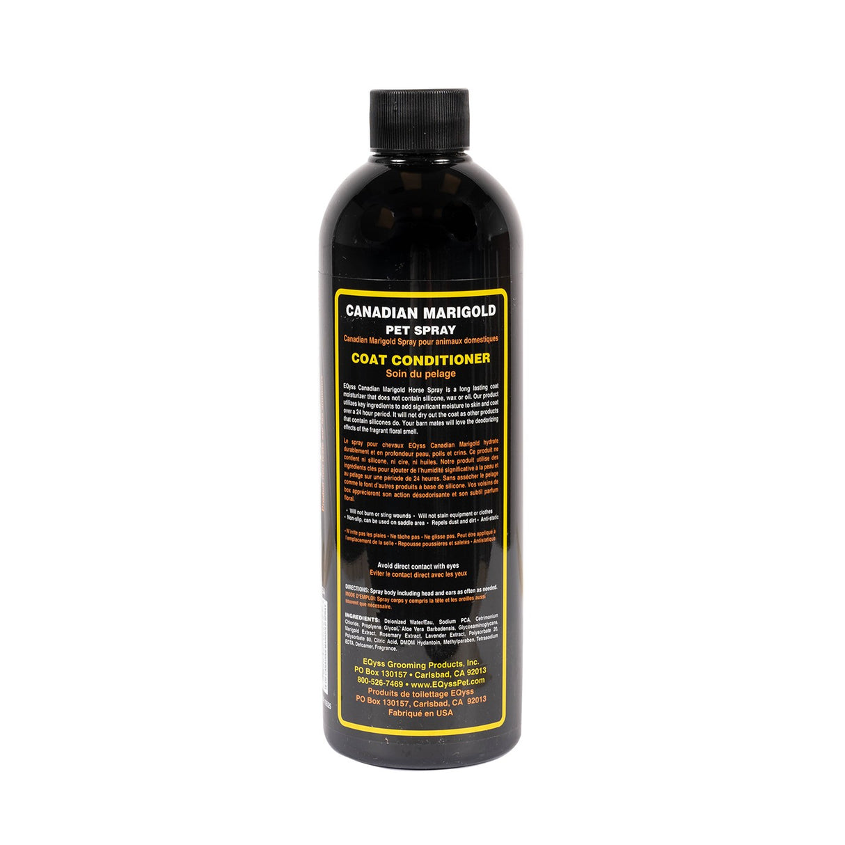Eqyss Marigold Coat Conditioner Pet Spray 16 Oz