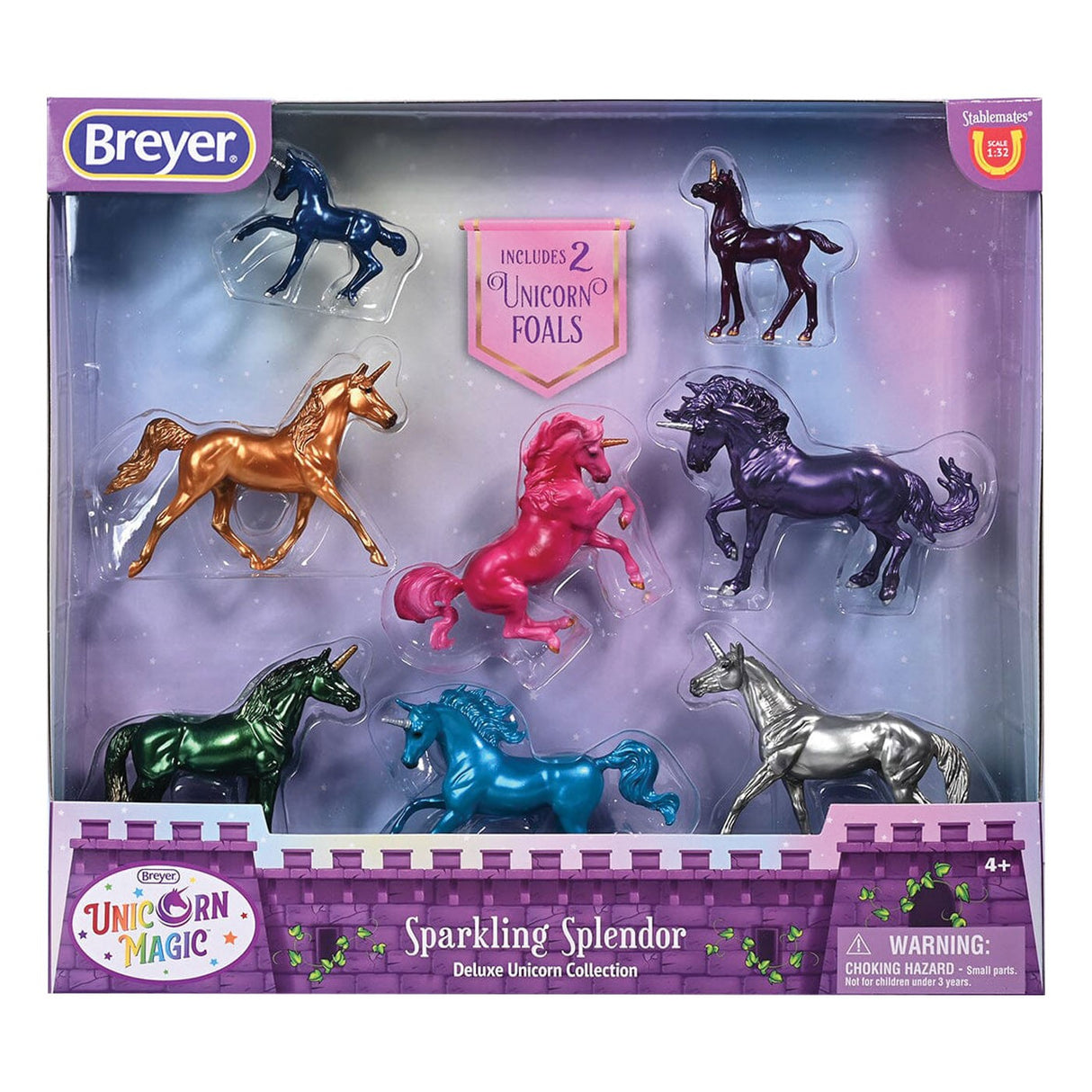 Breyer Stablemates Sparkling Splendor Deluxe Collection Licorne