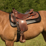 Tapis de selle en feutre occidental de thérapie thermique