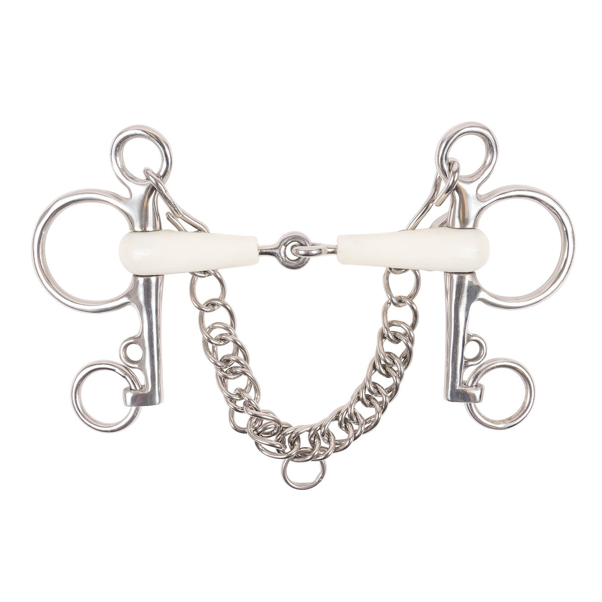 Mors Pelham Flexi à bouche de filet Metalab