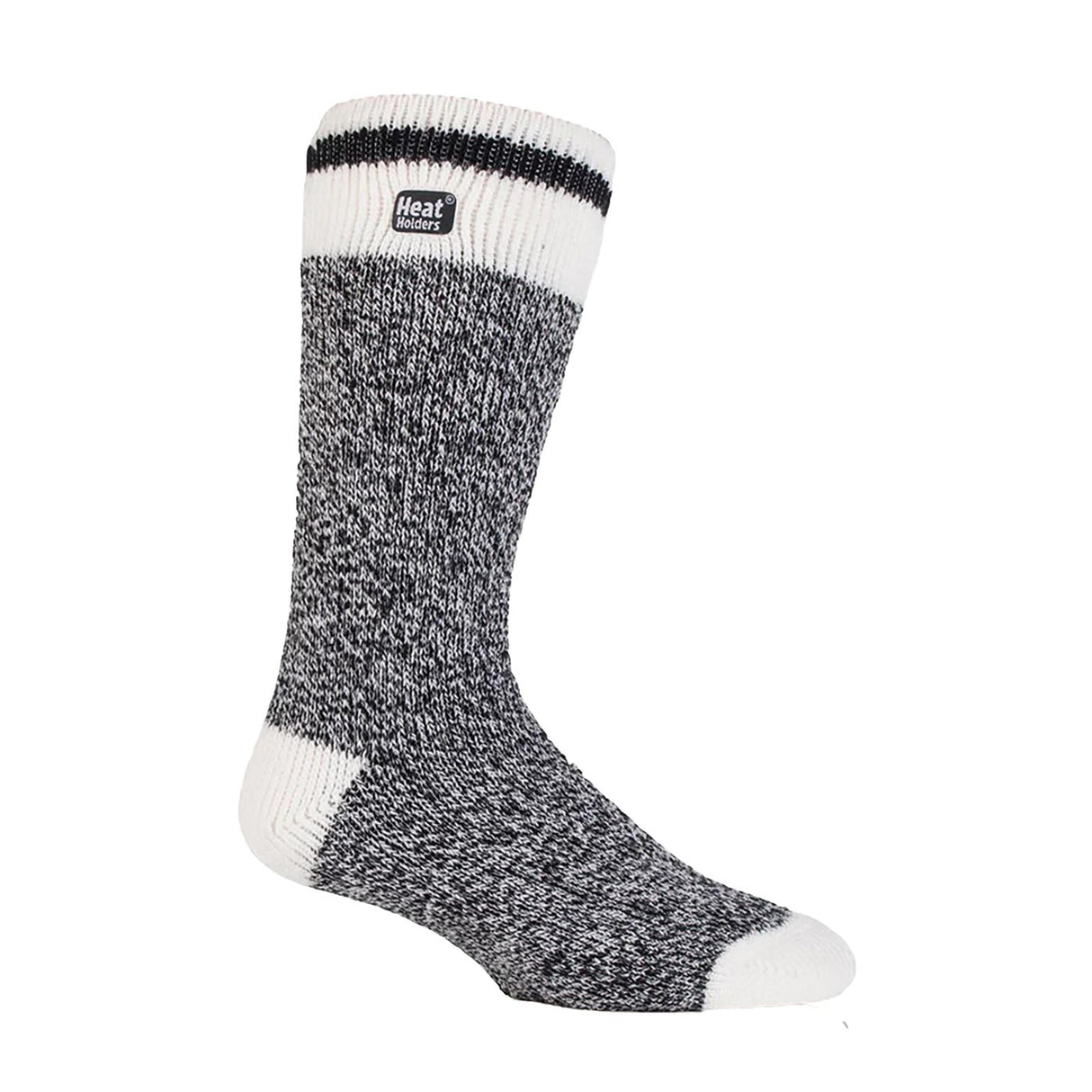 Heat Holders Lite Bunting Cream Block Twist Crew Sock - Men's